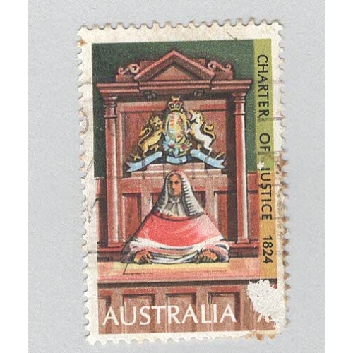Australia Used Charter for justice multi coloured   (BP88901)