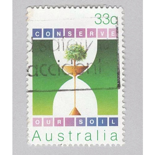 Australia Used Conserve our soil green 33   (BP88903)