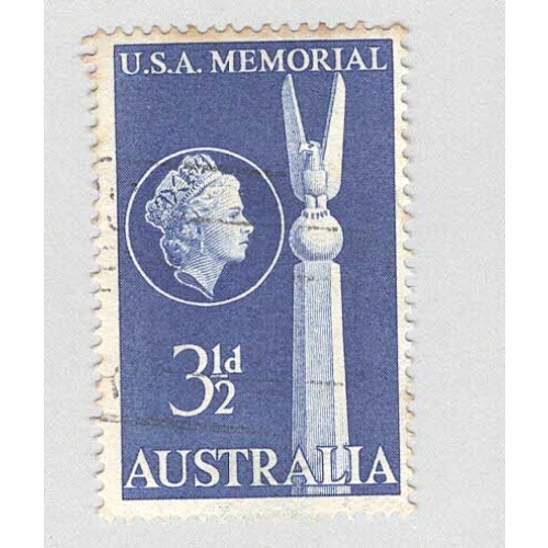 Australia Used USA memorial brown 3 1/2   (BP88908)