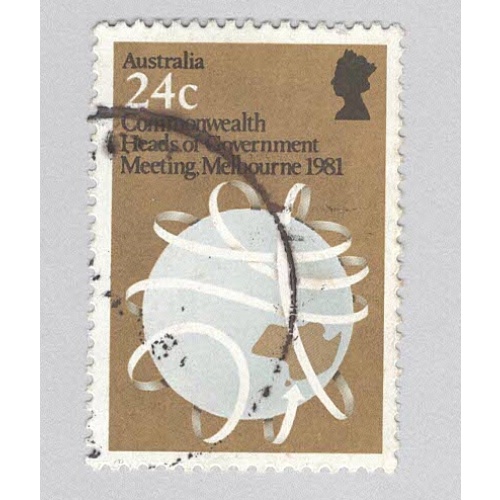 Australia Used Globe 1981 green 24   (BP88909)