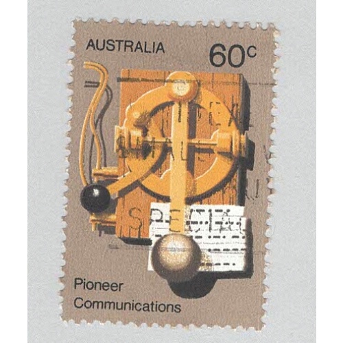 Australia Used Pioneer communications Telegraph key brown 60   (BP88924)
