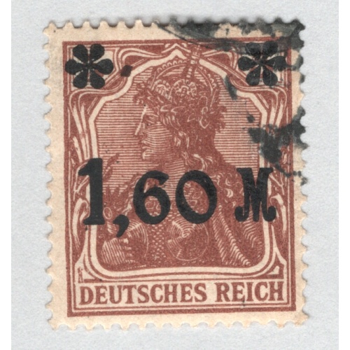 Germany Germania 133 1921 160pf overprint Used (BP89212)
