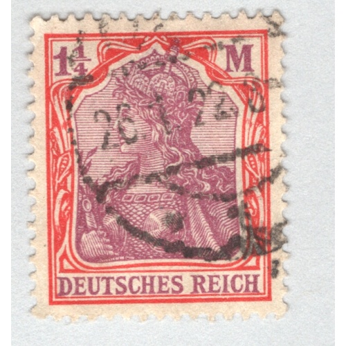 Germany Germania 130 1920 1½M Used (BP89217)