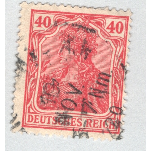 Germany Germania 124 1920 40pf Used (BP89223)