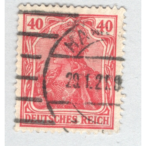 Germany Germania 124 1920 40pf Used (BP89224)