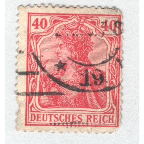 Germany Germania 124 1920 40pf Used (BP89225)