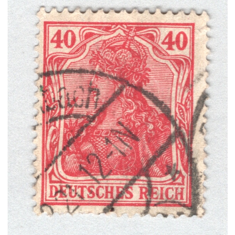 Germany Germania 124 1920 40pf Used (BP89226)
