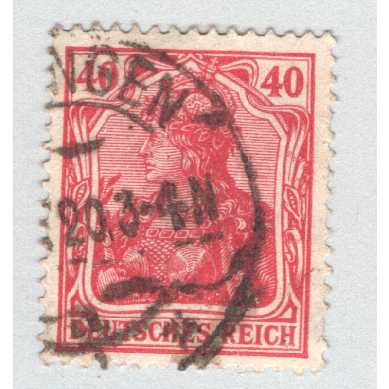Germany Germania 124 1920 40pf Used (BP89227)