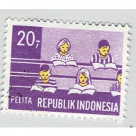 Indonesia Students Violet 20  Used (BP89312)