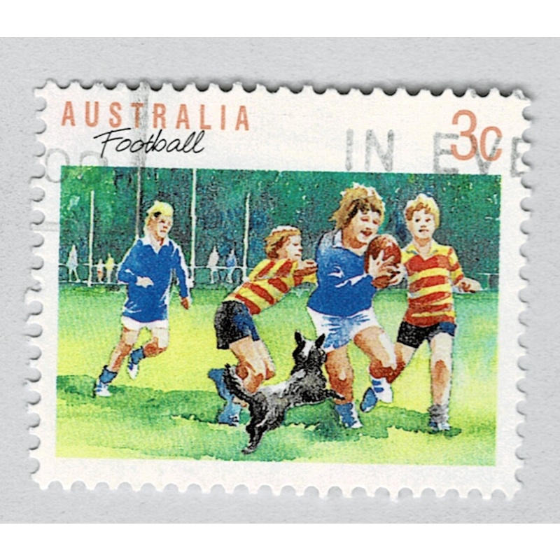 Australia Football green 3  Used (BP89329)