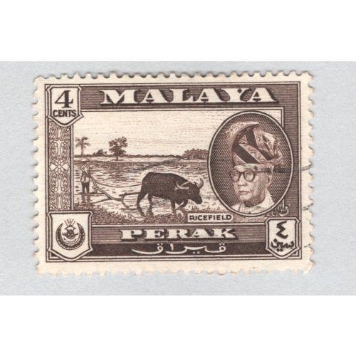 Mayala Perak 129 1957 Sultan Tzuddin Used (BP89403)