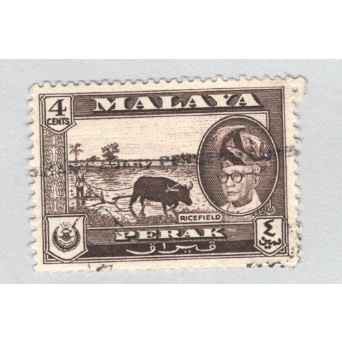 Mayala Perak 129 1957 Sultan Tzuddin Used (BP89404)