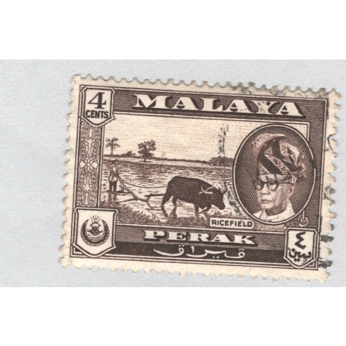 Mayala Perak 129 1957 Sultan Tzuddin Used (BP89405)