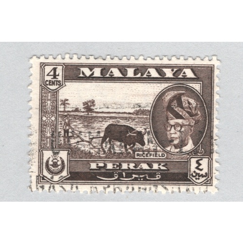 Mayala Perak 129 1957 Sultan Tzuddin Used (BP89406)