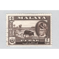 Mayala Perak 129 1957 Sultan Tzuddin Used (BP89407)