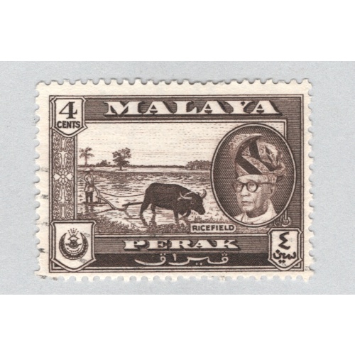 Mayala Perak 129 1957 Sultan Tzuddin Used (BP89407)