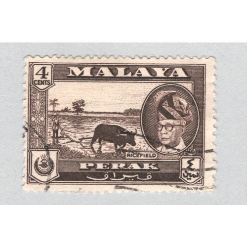 Mayala Perak 129 1957 Sultan Tzuddin Used (BP89410)