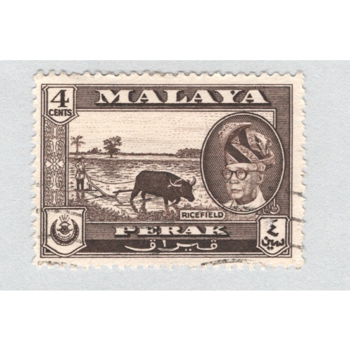 Mayala Perak 129 1957 Sultan Tzuddin Used (BP89413)