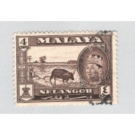 Mayala Selangor 116 1957 Sultan Aziz Used (BP89518)