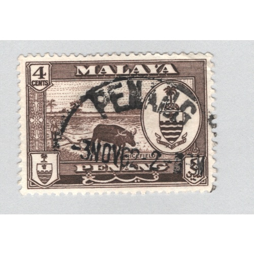 Mayala Penang 58 1960 State Crest Used (BP89523)