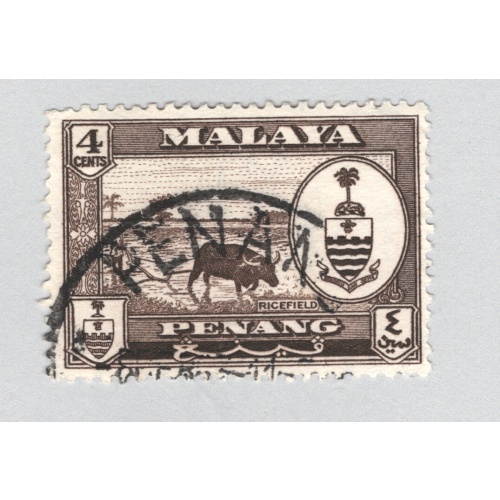 Mayala Penang 58 1960 State Crest Used (BP89524)