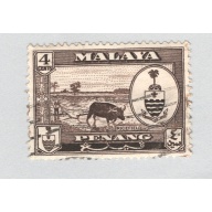 Mayala Penang 58 1960 State Crest Used (BP89526)