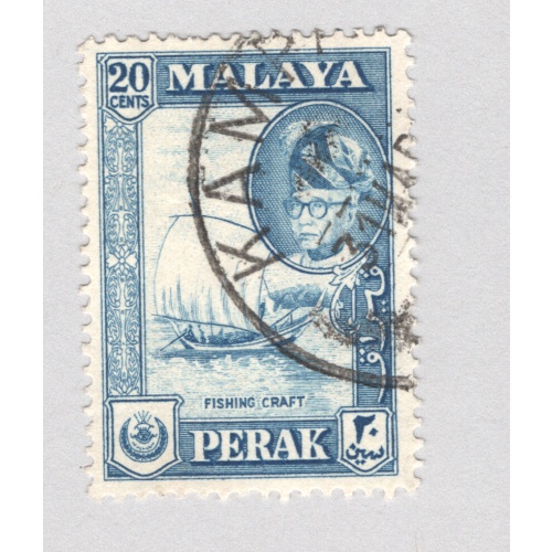 Mayala Perak 133 1957 Sultan Izuddin Used (BP89618)