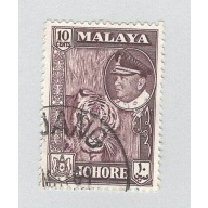 Malaya Johore 163 1960 Sultan Ishmail Used (BP89701)