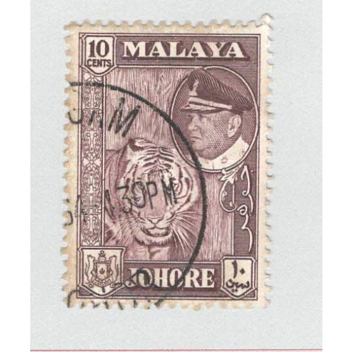 Malaya Johore 163 1960 Sultan Ishmail Used (BP89702)