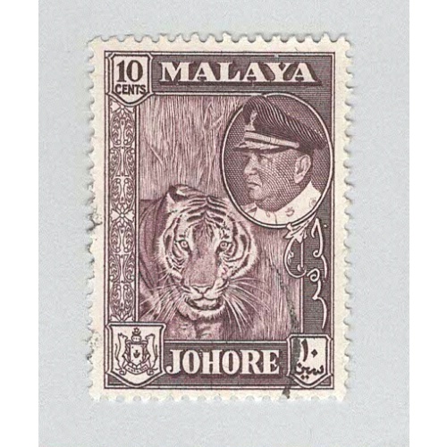 Malaya Johore 163 1960 Sultan Ishmail Used (BP89704)