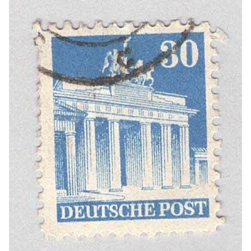 Germany Brandenburg gate blue 5  Used (BP89816)