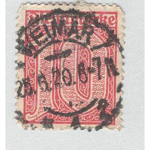Germany Numeral 10 red  Used (BP89825)