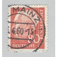 Germany President Heinrich lubke Red 80  Used (BP89839)