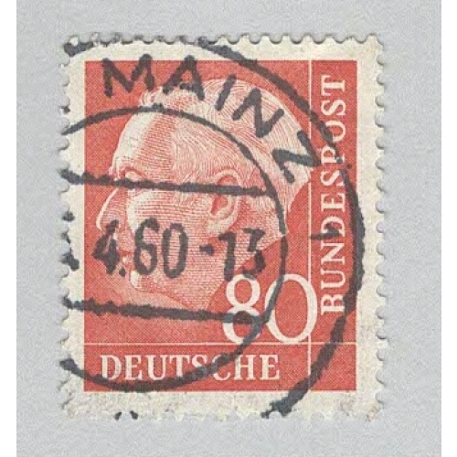 Germany President Heinrich lubke Red 80  Used (BP89839)