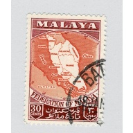 Mayala Federation Map 83 1957 Used (BP89901)