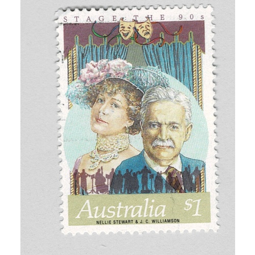 Australia Live theater multi colored $1 Used (BP89924)