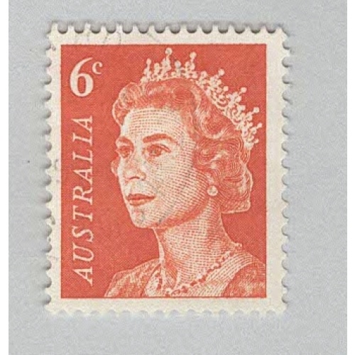 Australia QE 2 orange 6  Used (BP90010)