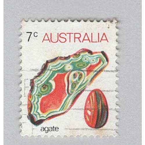 Australia Mineral agate multicolor  Used (BP90013)