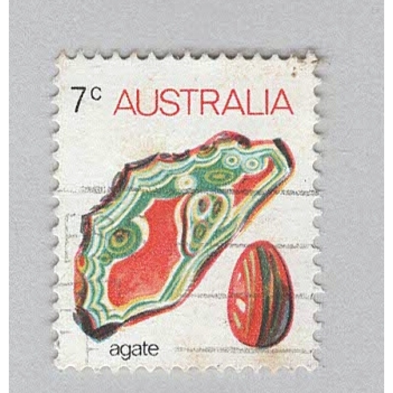 Australia Mineral agate multicolor  Used (BP90013)