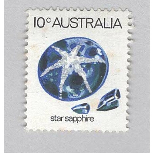 Australia Mineral star sapphire blue  Used (BP90016)