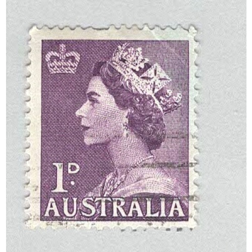 Australia QE 2 green 3  Used (BP90024)