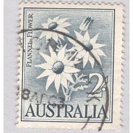 Australia Flowers Gray 2  Used (BP90038)