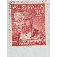 Australia Von Mueller Red 2 1/2  Used (BP90042)