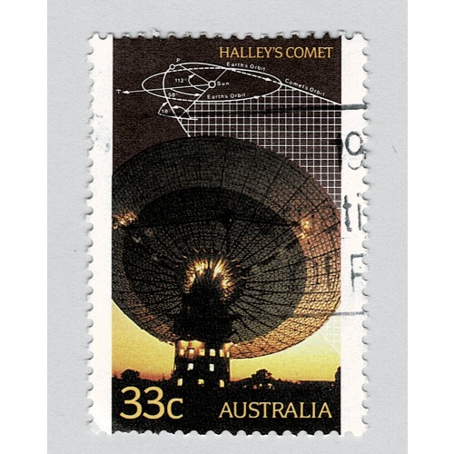 Australia Space haley's comet brown 33  Used (BP90109)