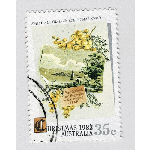Australia Christmas 1982 white 35  Used (BP90111)