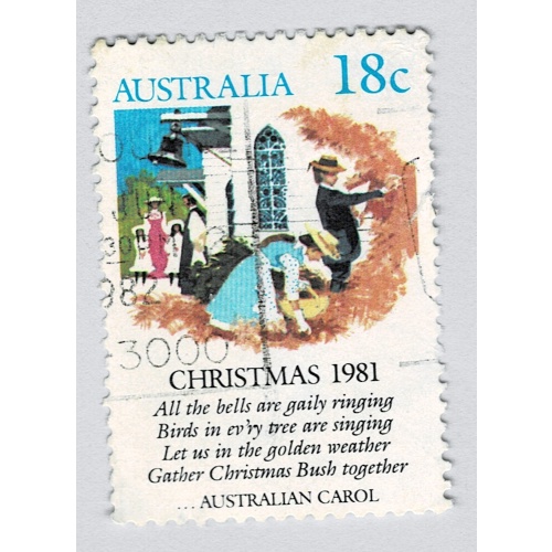 Australia Christmas 1981 18  Used (BP90114)