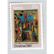 Australia Christmas 1980 rose 15  Used (BP90123)