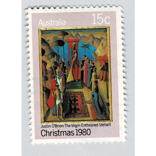 Australia Christmas 1980 rose 15  Used (BP90123)