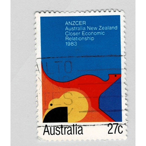 Australia Economics blue 27  Used (BP90209)