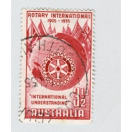 Australia Rotary International red 3  Used (BP90216)